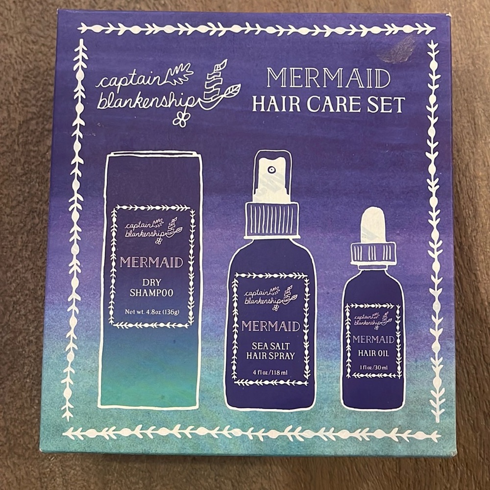 Capt Blankenship Mermaid Hair Care Set -New in Box